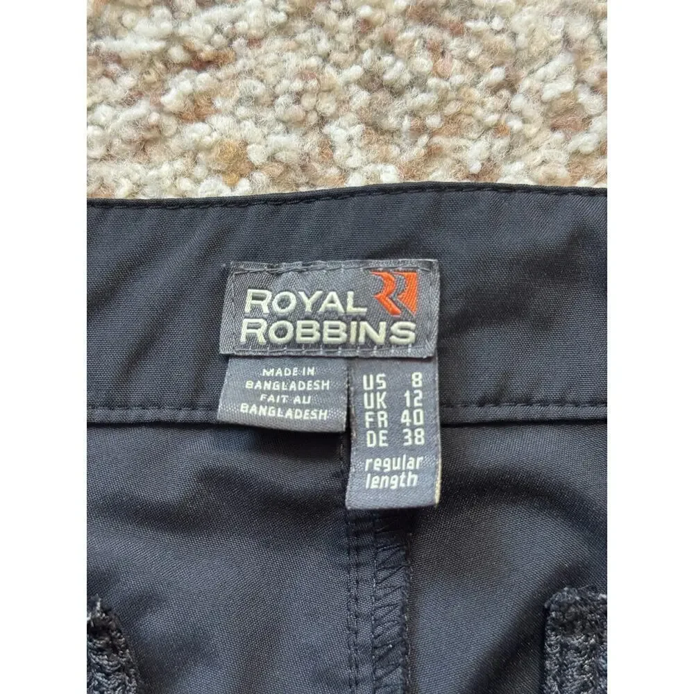 Royal Robbins Woman's Black lightweight; Travel & Hiking pants; size 8 - Picture 3 of 10